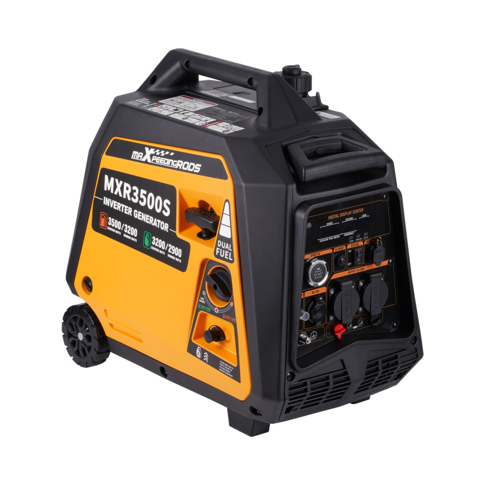 Générateur délectricité 3500 W LPG/essence Générateur délectricité à gaz Digital Silencieux Léger comme groupe électrogène de secours